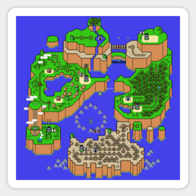 Super Mario World Map Map Of The World 1626